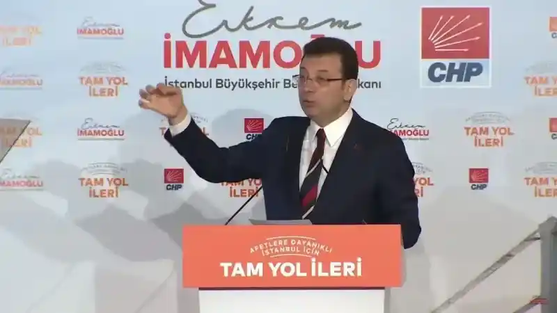 İmamoğlu'ndan Erdoğan'a net çıkış: 'Kanal İstanbul'u unut kardeşim'