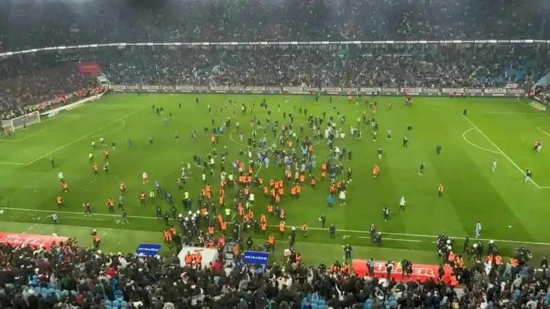 Trabzonspor - Fenerbahçe maçında yaşanan olaylarla ilgili çok sayıda gözaltına alındı