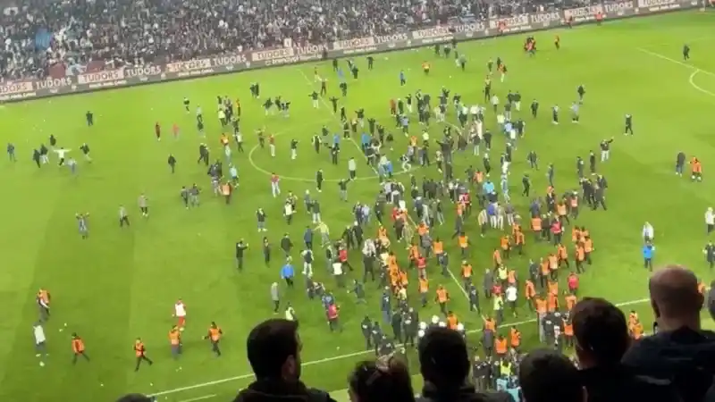 Olaylı Trabzonspor-Fenerbahçe maçı: 5 kişi tutuklandı