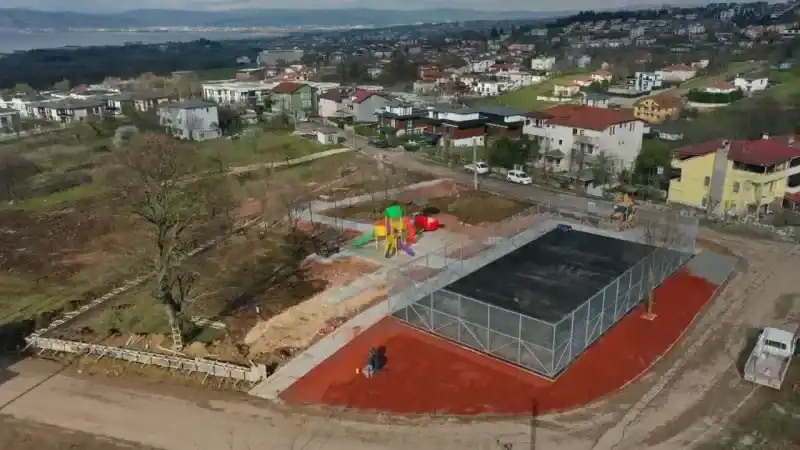 Başiskele'de büyükler ve çocuklar için yeni nefes alanları!