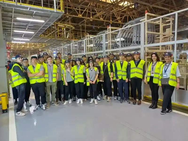 Kocaeli Bilnet Fen Lisesi öğrencilerinden Hyundai Assan’a ziyaret