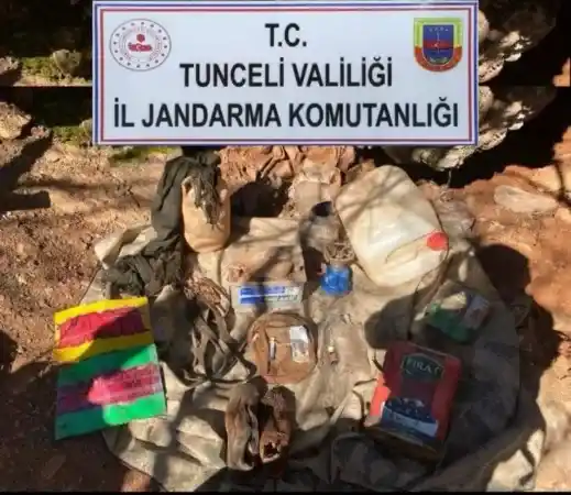 Teröristlerin inleri imha edildi