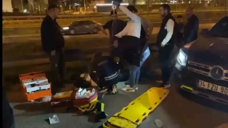 Otomobil cipe arkadan çarptı: Yaralılar var