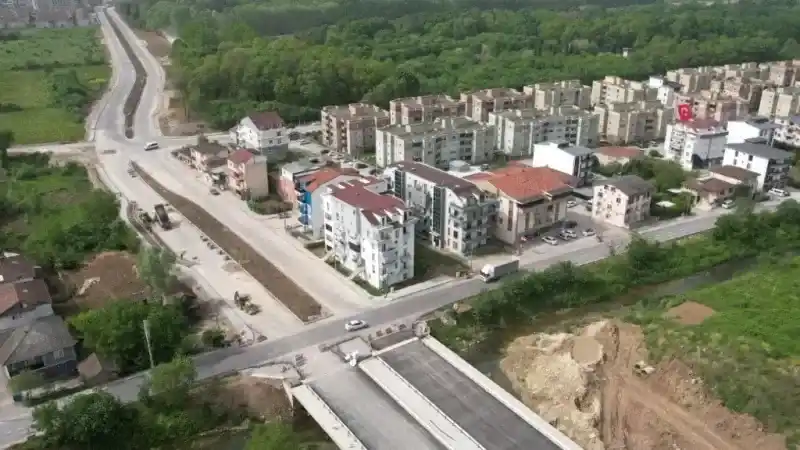 Stadyum yoluna 30 metrelik duble yol