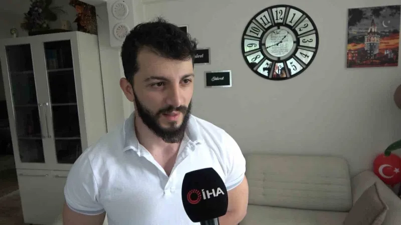Spor salonuna giderken ölümden döndü, bakın nasıl kurtuldu! O anlar kamerada...