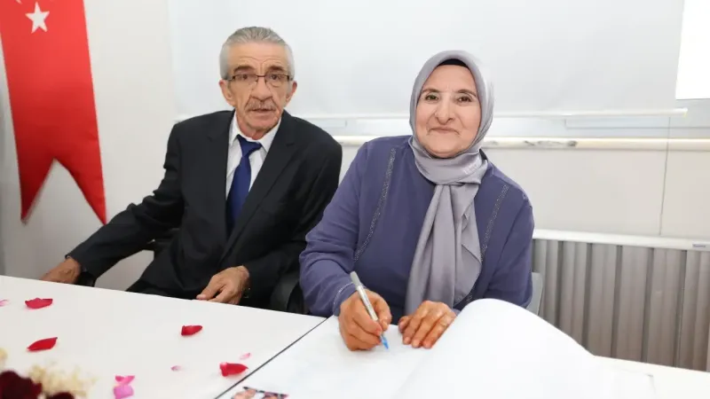 Huzurevinde tanışıp dünyaevine girdiler