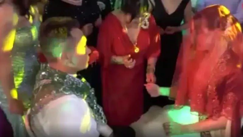 İlk görüşte aşkla başladı: Sibiryalı geline Türk usulü düğün