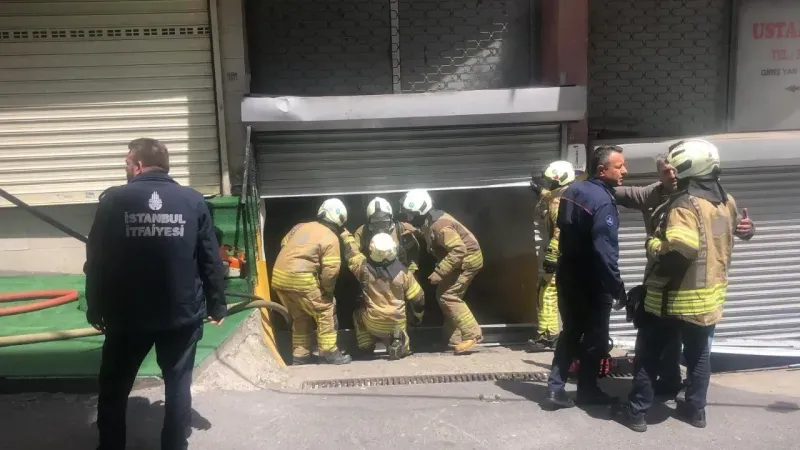Şişli'de korkutan yangın