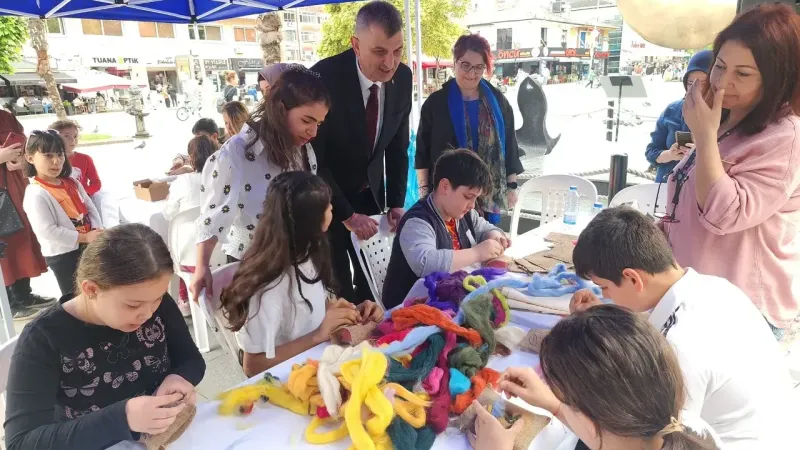 Gençlerin yetenekleri sanata dönüştü