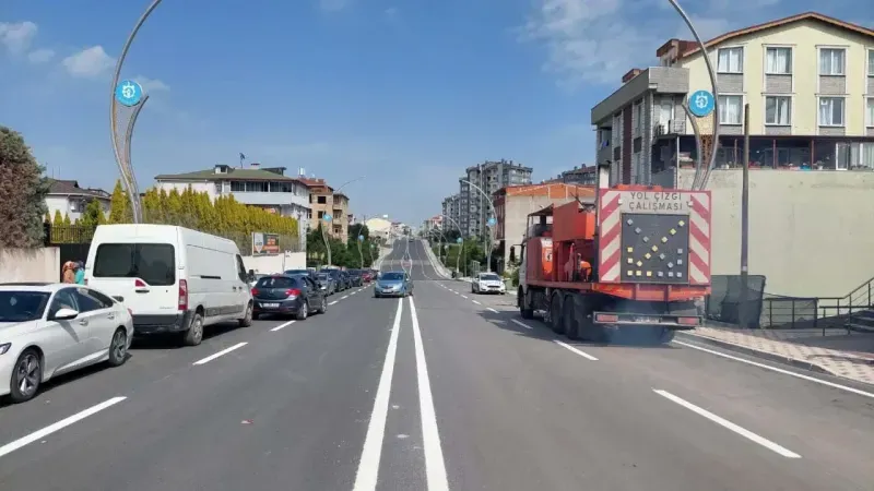 Körfez'deki o caddede trafik güvenliği sağlandı