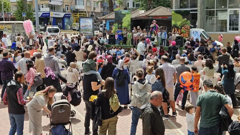 Çocuklar doyasıya eğlendi