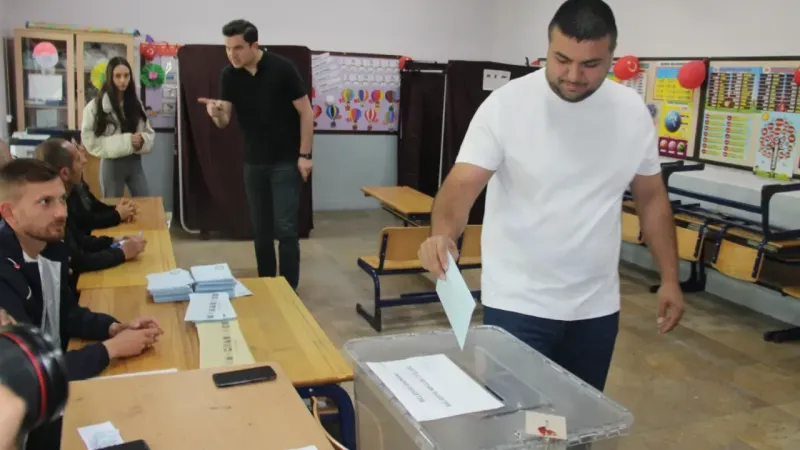 Pınarbaşı sandık başında