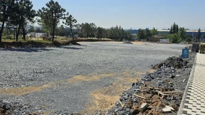 O millet bahçesine yüzlerce araç park edebilecek