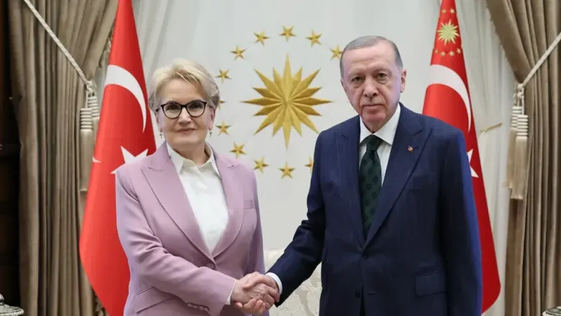 Erdoğan Akşener görüşmesi sona erdi