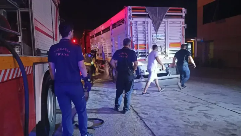 İzmit'te akaryakıt istasyonunda faciadan dönüldü