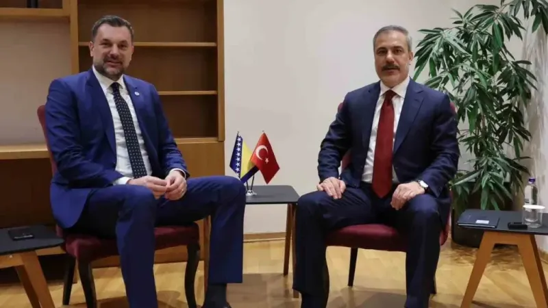 Bakan Fidan, Bosna Hersek Dışişleri Bakanı Konakoviç ile görüştü