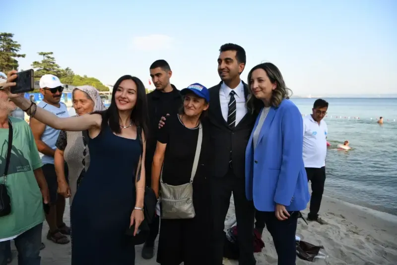 Tuzla halk plajı, yeniden İstanbullularla buluştu