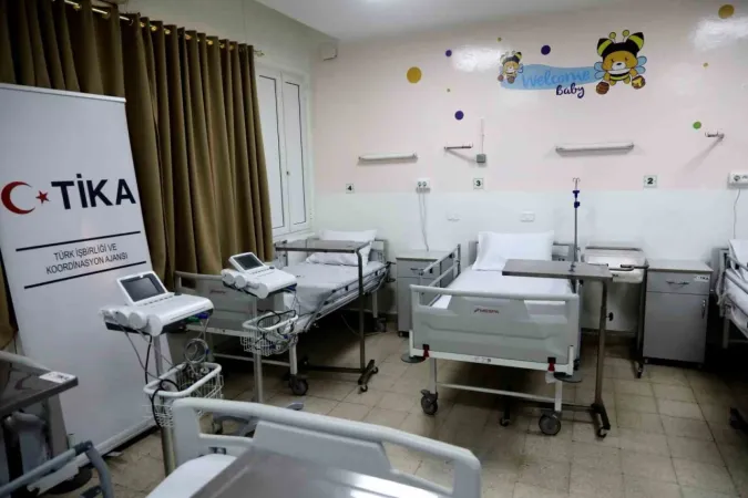 TİKA, o ülkedeki hastanenin hasta bakım servisini yeniledi