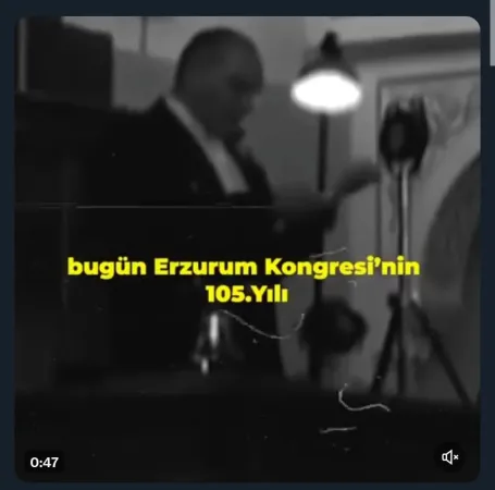 Atatürk yapay zeka ile o ildeki vatandaşlara seslendi