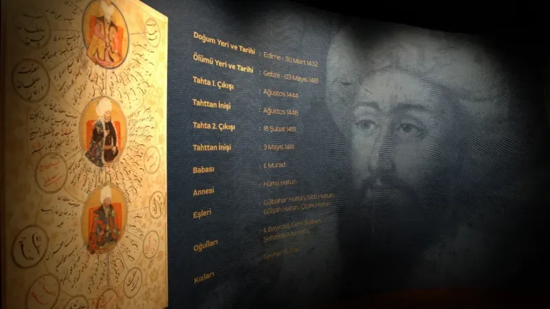 Fatih Sultan Mehmet'in hayatına dair 77 eser sergileniyor