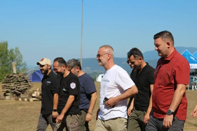 Gölcük Şevketiye köyünde kampta bir araya geldiler