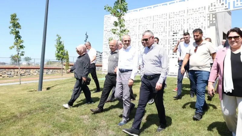 Vatandaşların hayatına değer katacak proje yerinde incelendi