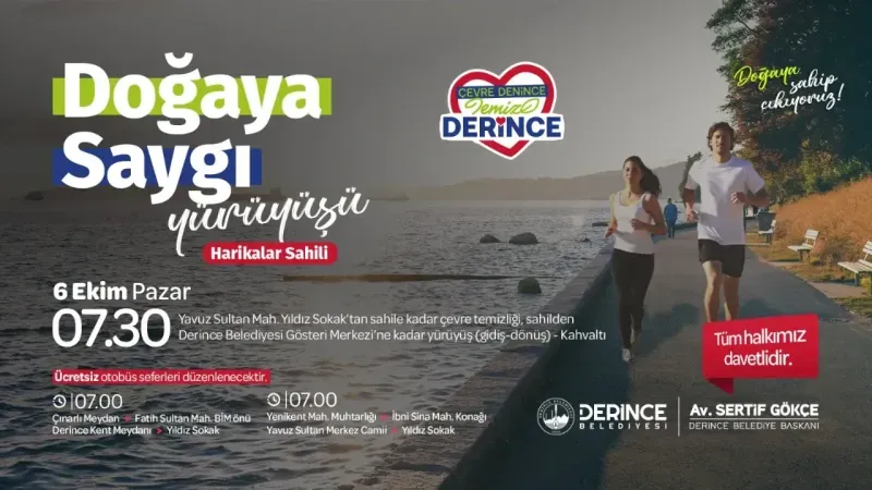 Derince Belediyesi'nden iki önemli etkinlik
