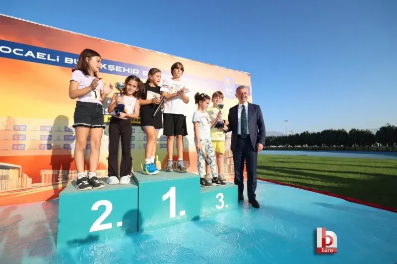Spor ve kültür iç içe, bayrak yarışı düzenlendi!