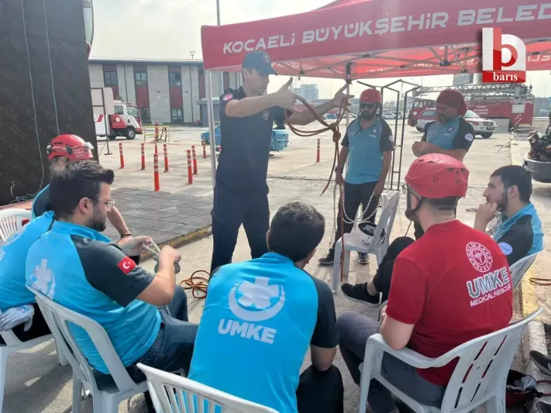 İtfaiyeden UMKE’ye eğitim