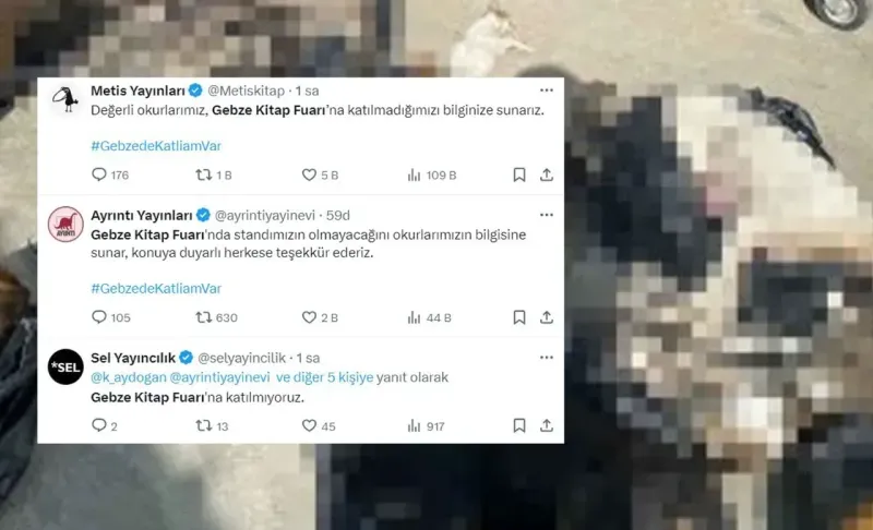 Yayınevlerinden Boykot... Gebze Kitap Fuarından Çekildiler!