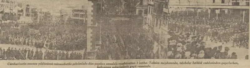 Cumhuriyet’in 10. yılında gazete manşetleri!
