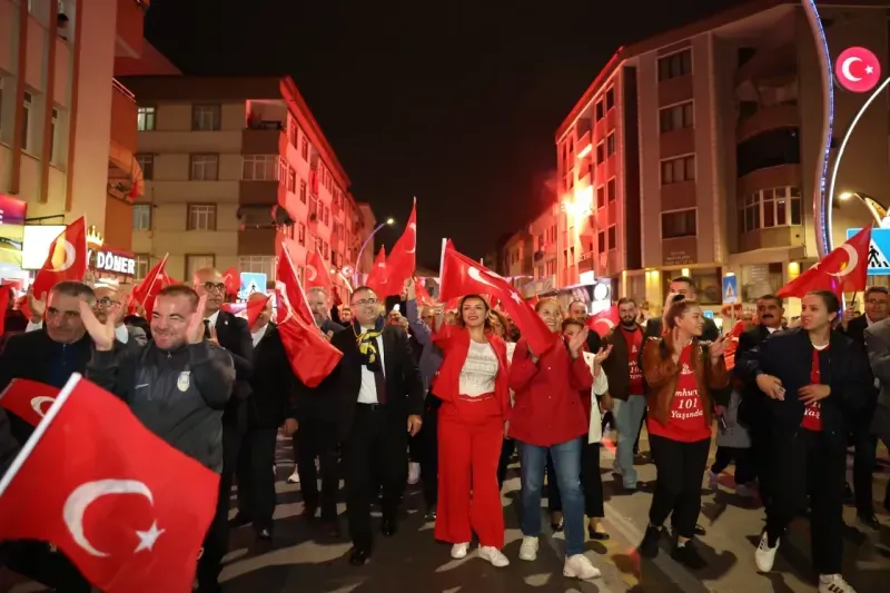 Derince'de Cumhuriyet coşkusu!