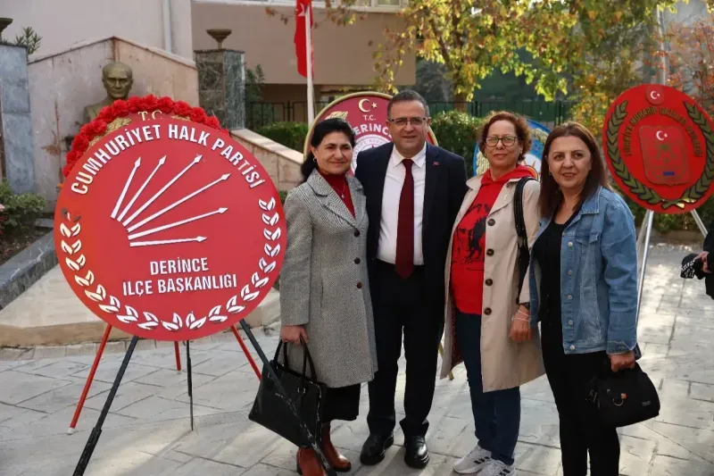 Büyük Önder Atatürk, Derince'de minnet ve saygıyla anıldı