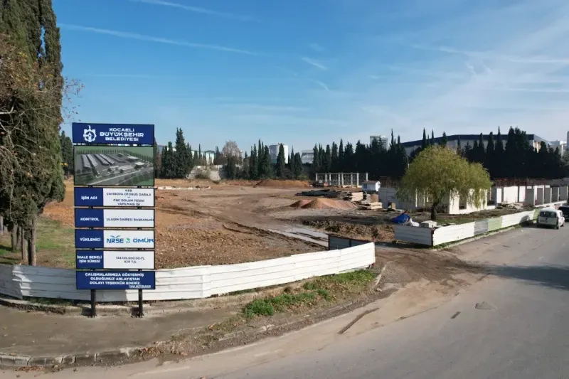 Çayırova otobüs garajı hızla bitişe gidiyor
