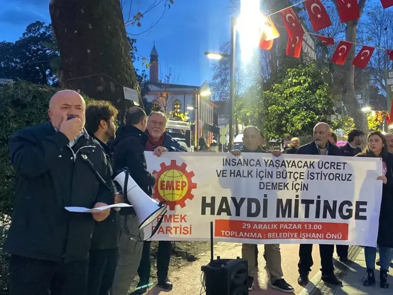 Kocaeli’de asgari ücret zammına tepki!