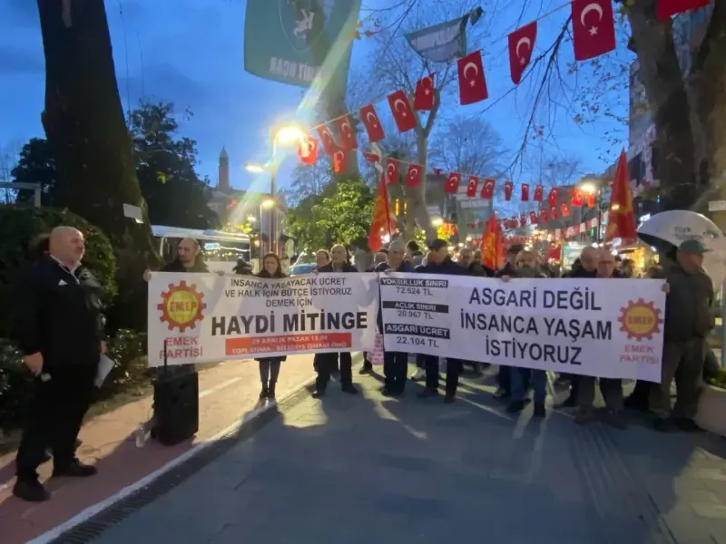 Kocaeli’de asgari ücret zammına tepki!