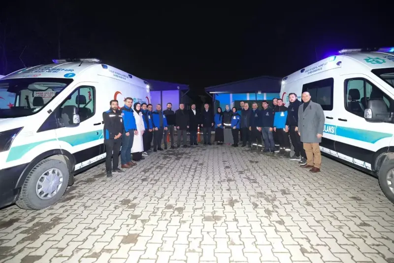 Büyükakın’dan Ambulans Komuta Merkezine yeni yıl ziyareti