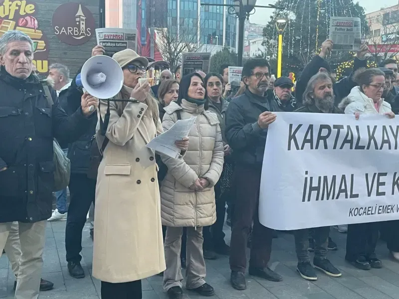 Kartalkaya faciası için İzmit’te açıklama