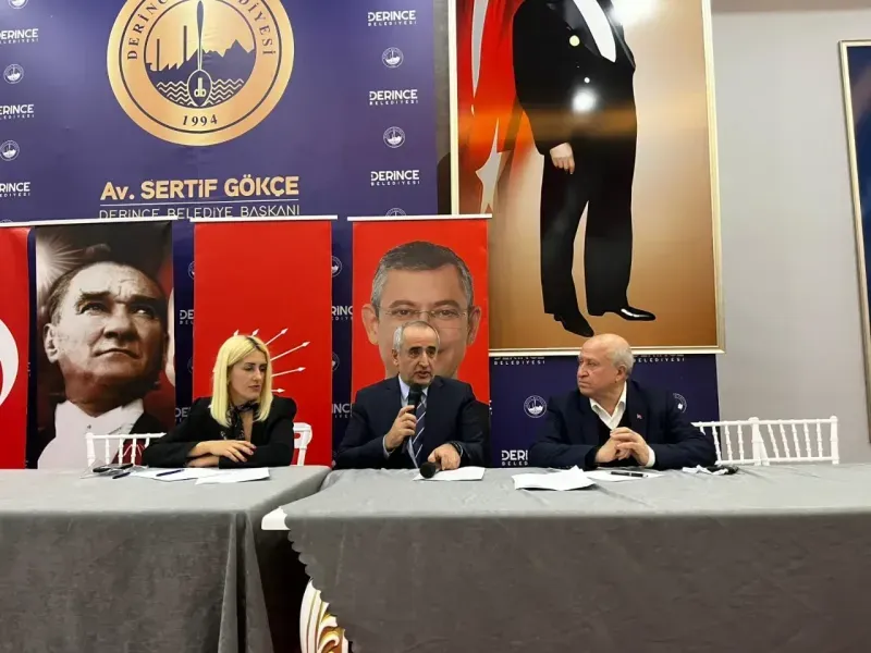Derince kongresini Haydar Akar yönetiyor