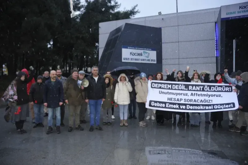 Gebze Emek ve Demokrasi Güçleri hasarlı okulların akıbetini sordu
