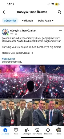 CHP’li başkanda İmamoğlu coşkusu