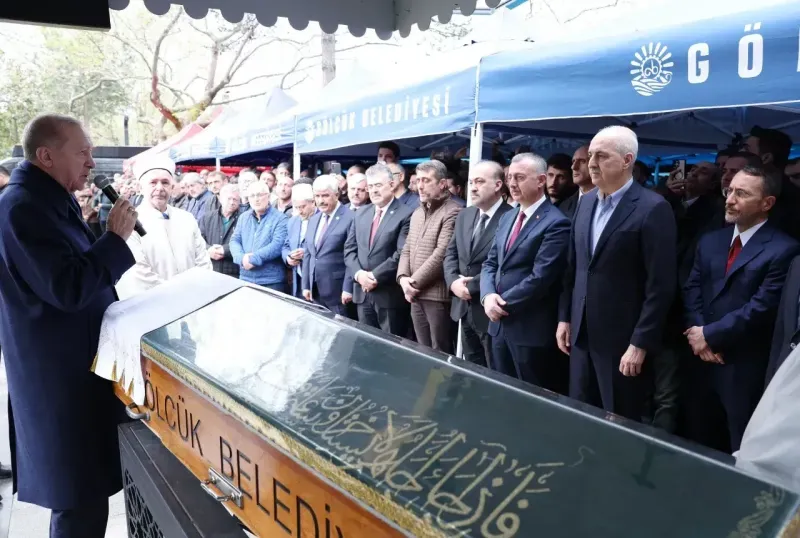 Cumhurbaşkanı, Kocaeli’deki yol arkadaşı Abiş’e son görevini yaptı