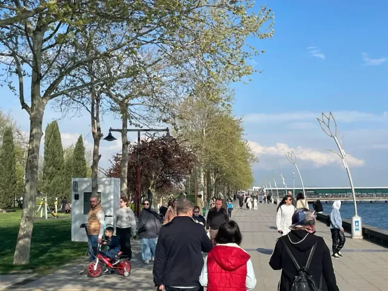 Güneşi gören Sekapark’a koştu